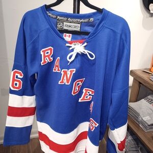 MATS ZUCCARELLO #36 NEW YORK RANGERS Mens Sz 46 Reebok Sewn CCM Hockey Jersey